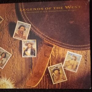 Legends of the West Stamp Art Decor